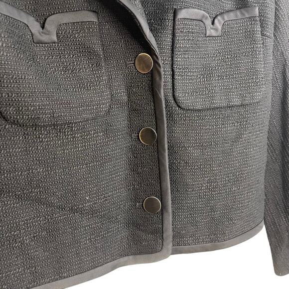 Kate Spade Tweed Pocket Jacket Blazer in Black NWOT - Picture 5 of 7